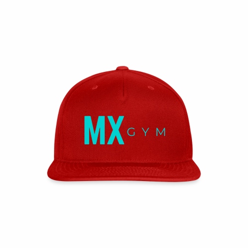 MX Gym Minimal Long Teal - Snapback Baseball Cap