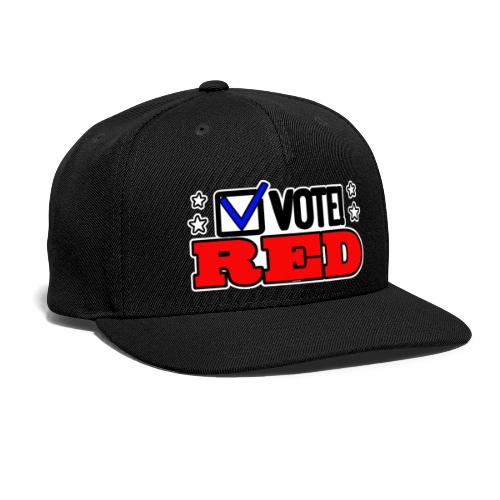 VOTE RED - Snapback Baseball Cap