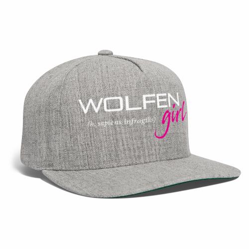 Wolfen Girl on Dark - Snapback Baseball Cap