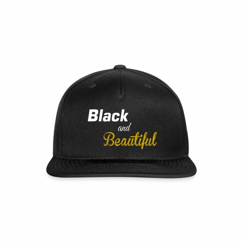 Black & Beautiful Long Sleeve Shirt - Snapback Baseball Cap
