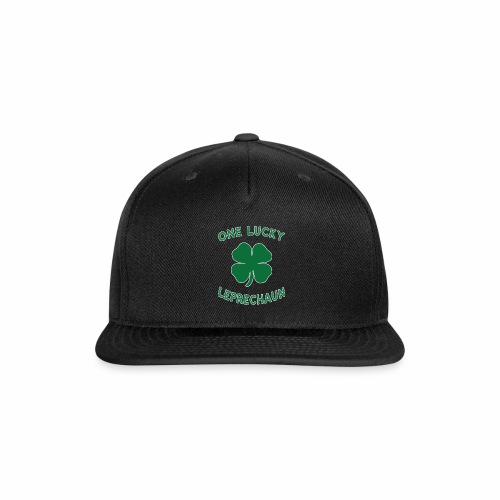 Lucky Leprechaun St Patrick Day Irish Shamrock. - Snapback Baseball Cap