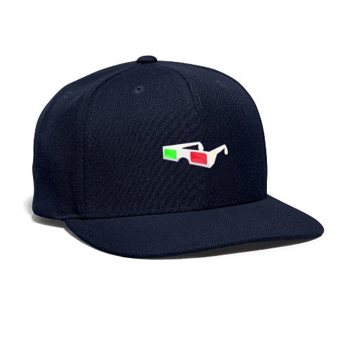 3D red green glasses - Snapback Baseball Cap