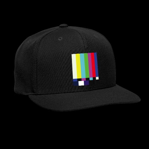 This is a TV Test | Retro Television Broadcast - Snapback Baseball Cap