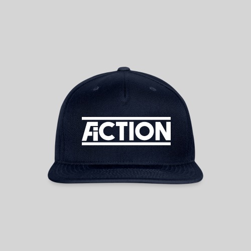 Action Fiction Logo (White) - Snapback Baseball Cap