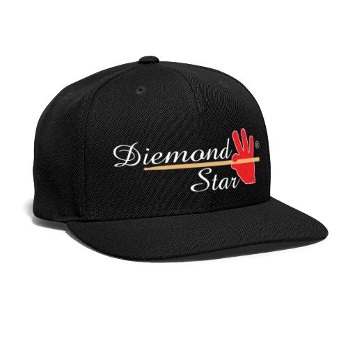 Diemond Star Logo White Font - Snapback Baseball Cap