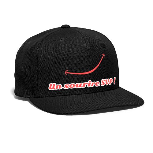 A smile, please! - Snapback Baseball Cap