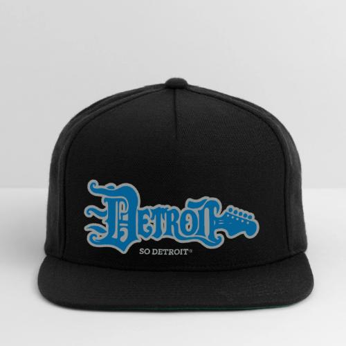 SO DETROIT BLUE AND SILVER GUITAR - Snapback Baseball Cap