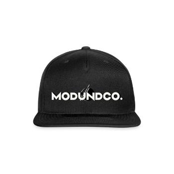 MODUNDCO. Logo - Snapback Baseball Cap - black - Front
