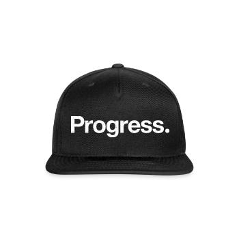 DESIGNProgress trending - Snapback Baseball Cap - black - Front