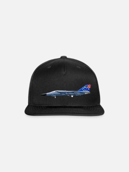F-111 30 Years Tribute Jet - Snapback Baseball Cap - black