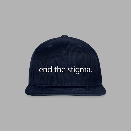 End the Stigma - Mental Health Shirt - Snapback Baseball Cap