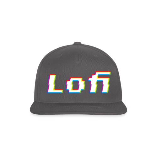 Lofi - Glitchy Letters - Snapback Baseball Cap