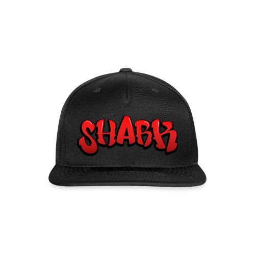 Shark Red Logo - Snapback Baseball Cap