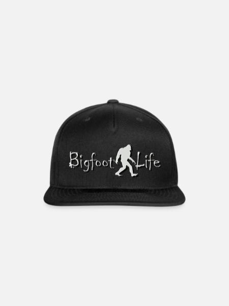 Bigfoot Life - Snapback Baseball Cap - black