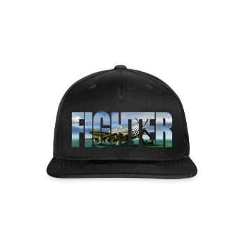 Fighter P-47 Thunderbolt - Snapback Baseball Cap - black - Front