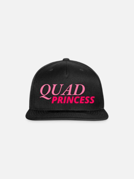 Quad Princess Off Road Quad Girls ATV - Snapback Baseball Cap - black