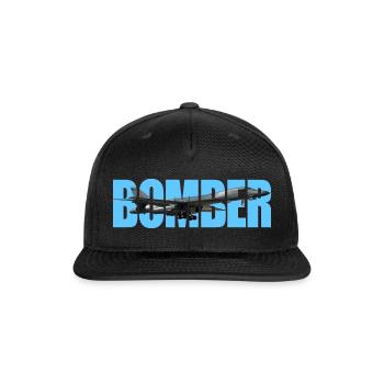 Bomber B-1B Lancer - Snapback Baseball Cap - black - Front