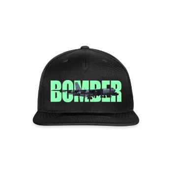 Bomber B-52 Stratofortress - Snapback Baseball Cap - black - Front