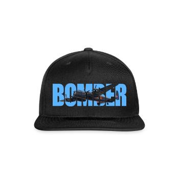 Bomber Avro Lancaster - Snapback Baseball Cap - black - Front