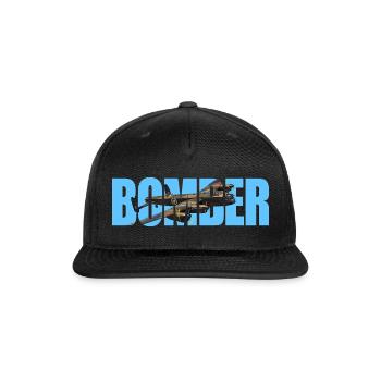 Bomber Avro Lancaster - Snapback Baseball Cap - black - Front