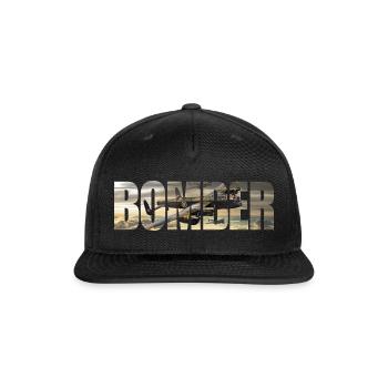 Bomber Avro Lancaster - Snapback Baseball Cap - black - Front