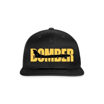 Bomber Tu-95 - Snapback Baseball Cap - black - Front