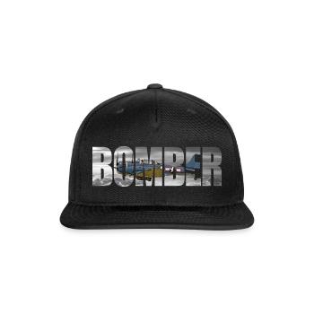 Bomber SBD Dauntless - Snapback Baseball Cap - black - Front