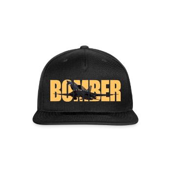 Bomber Tu-22 M3 - Snapback Baseball Cap - black - Front