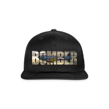 Bomber SBD Dauntless - Snapback Baseball Cap - black - Front