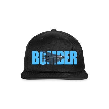 Bomber B-2 Spirit - Snapback Baseball Cap - black - Front