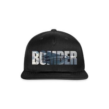 Bomber B-2 Spirit - Snapback Baseball Cap - black - Front