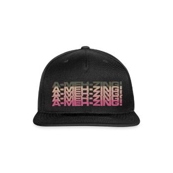 A MEH zing Not So Amazing Retro TV - Snapback Baseball Cap - black - Front