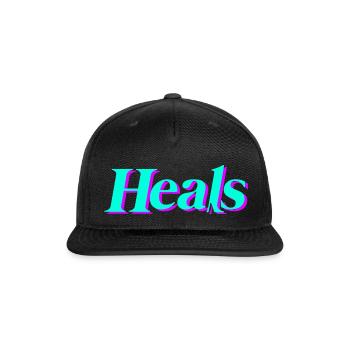 pangina heals - Snapback Baseball Cap - black - Front