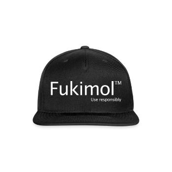 Don't Care Drug Fukimol Funny Men's Inappropriate - Snapback Baseball Cap - black - Front