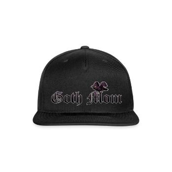 Goth Mom Mad Raven - Snapback Baseball Cap - black - Front