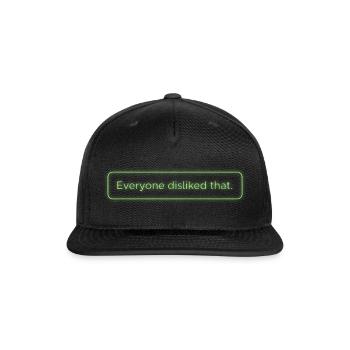 Design metadata request - Snapback Baseball Cap - black - Front