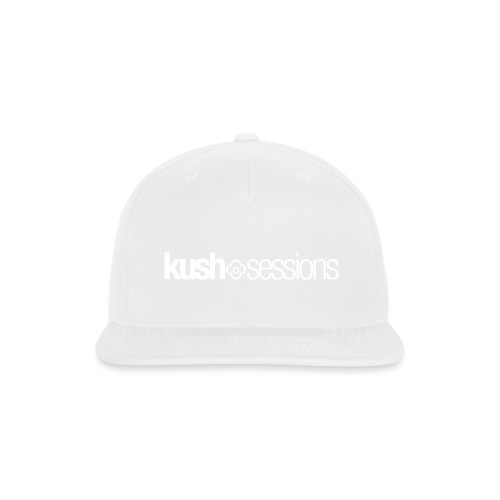 KushSessions (white logo) - Snapback Baseball Cap
