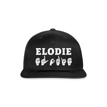 Personalized language Teacher Premium - Snapback Baseball Cap - black - Front