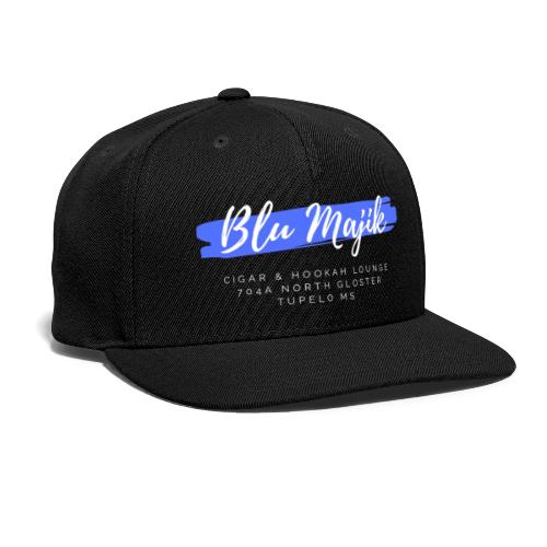 Boss Man BM Design (White/Blue) - Snapback Baseball Cap