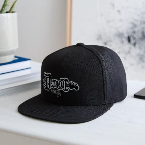 THE D GUITAR OE BLK SILVER - Snapback Baseball Cap