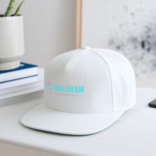 Live Your Dream w/Flamingo Bird - Snapback Baseball Cap