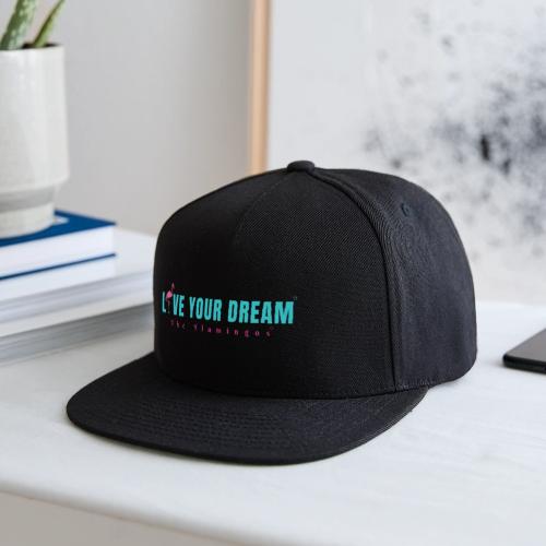 Live Your Dream w/Flamingo Bird - Snapback Baseball Cap