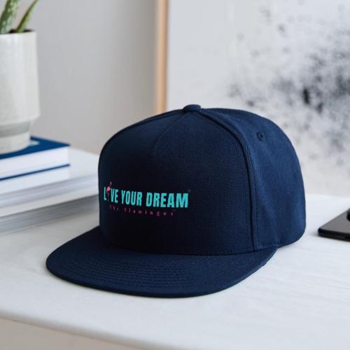Live Your Dream w/Flamingo Bird - Snapback Baseball Cap