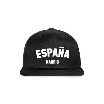 MADRID Espana Spain - Snapback Baseball Cap - black - Front