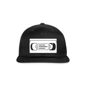 A Cassette - Snapback Baseball Cap - black - Front