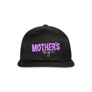 For Mother - Snapback Baseball Cap - black - Front