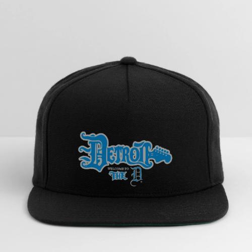 DETROIT GUITAR THE D OE BL SILVER - Snapback Baseball Cap