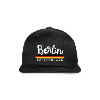 Germany Berlin - Snapback Baseball Cap - black - Front