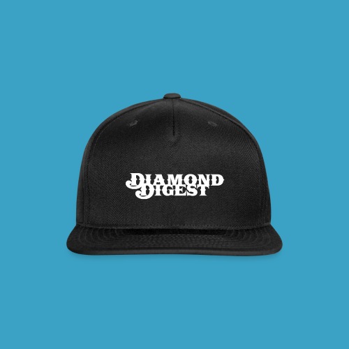 Diamond Digest Text Logo #3 - Snapback Baseball Cap