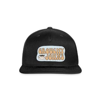 Hand-drawn GJ Logo - Snapback Baseball Cap - black - Front